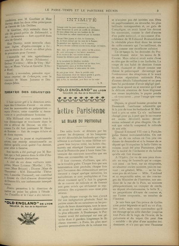 
						Affichage en mode lecture de la page
					
