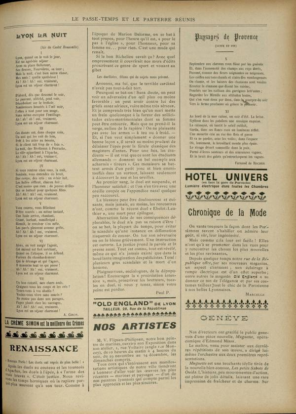 
						Affichage en mode lecture de la page
					