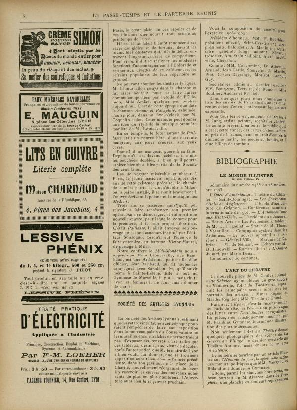 
						Affichage en mode lecture de la page
					
