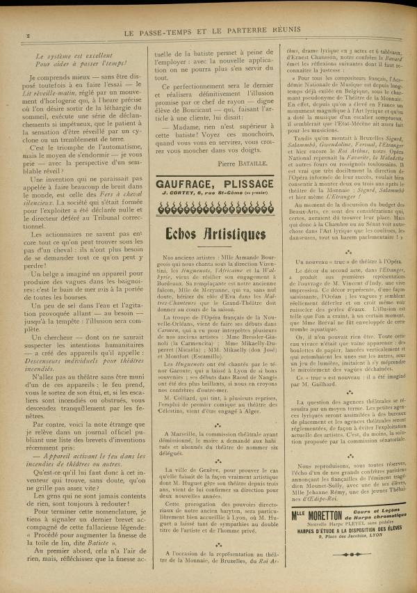 
						Affichage en mode lecture de la page
					