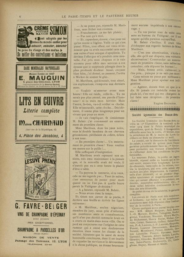 
						Affichage en mode lecture de la page
					