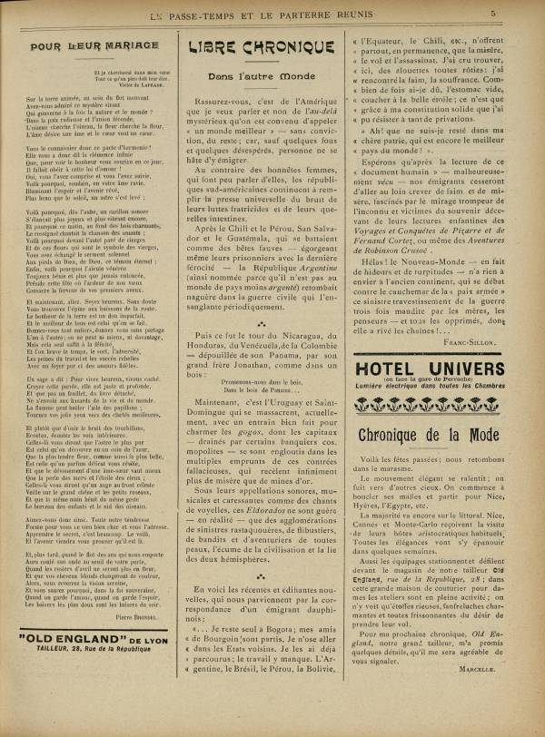 
						Affichage en mode lecture de la page
					