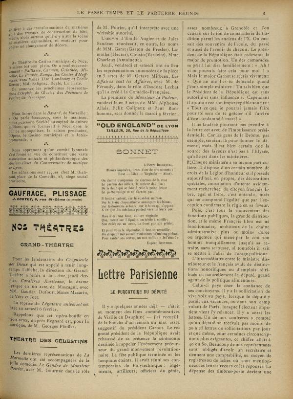 
						Affichage en mode lecture de la page
					