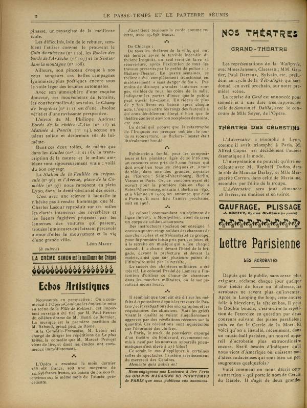 
						Affichage en mode lecture de la page
					