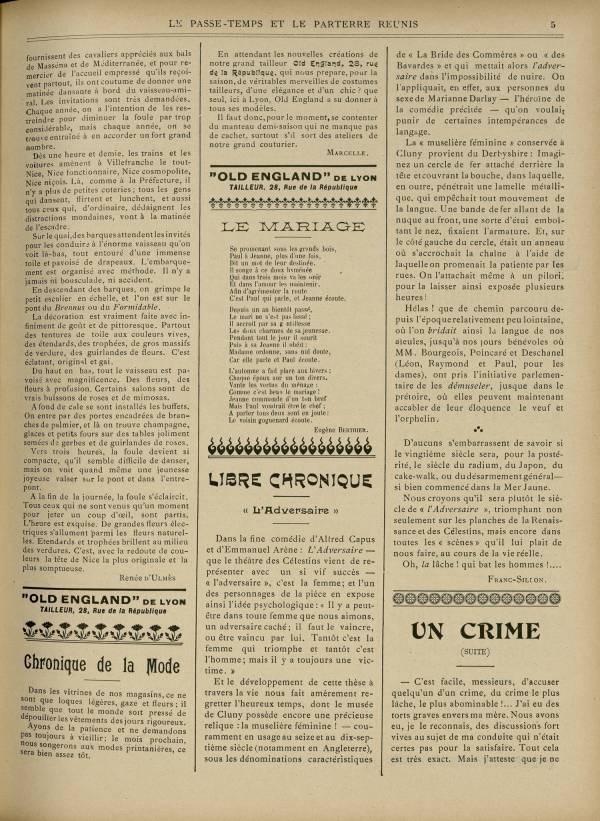 
						Affichage en mode lecture de la page
					