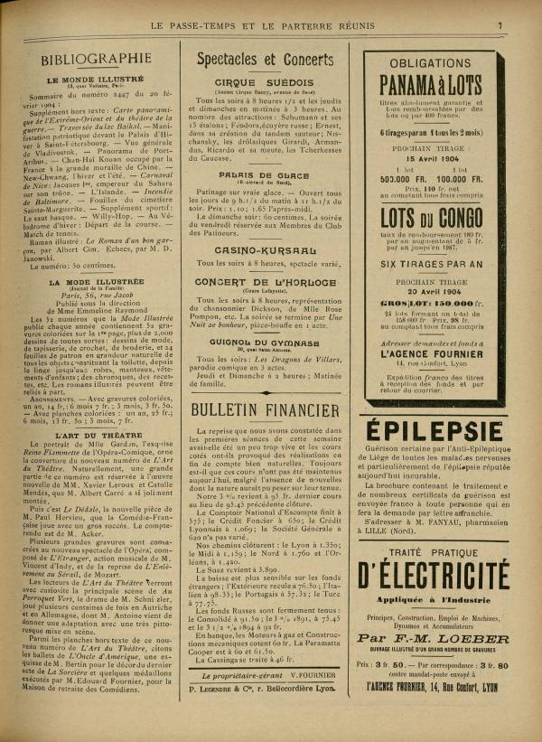 
						Affichage en mode lecture de la page
					