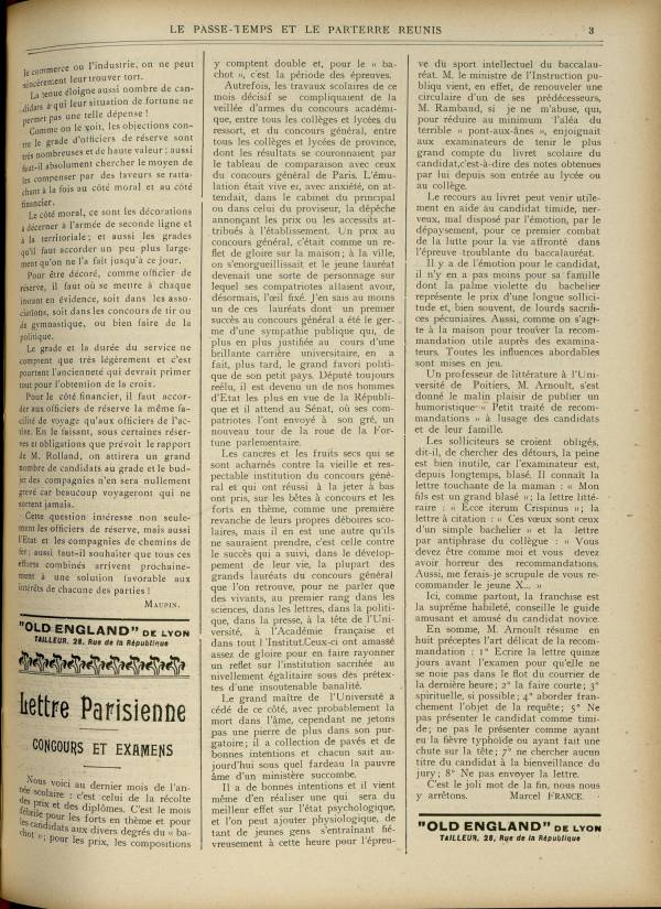 
						Affichage en mode lecture de la page
					