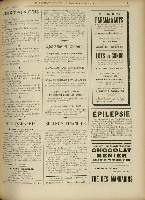 
						Affichage en mode lecture de la page
					