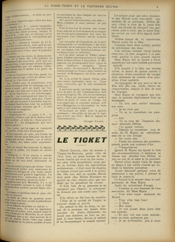 
						Affichage en mode lecture de la page
					