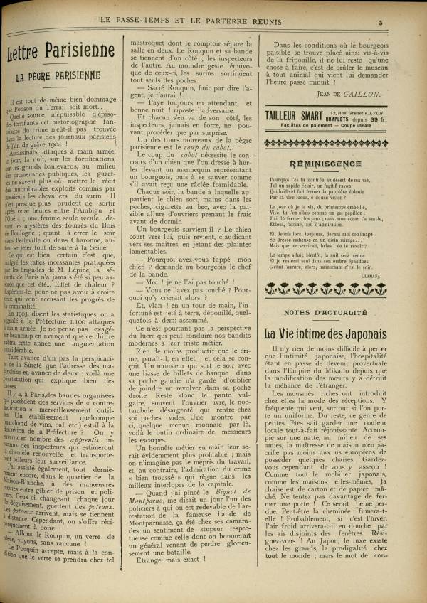 
						Affichage en mode lecture de la page
					