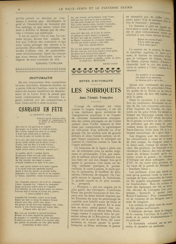 
						Affichage en mode lecture de la page
					