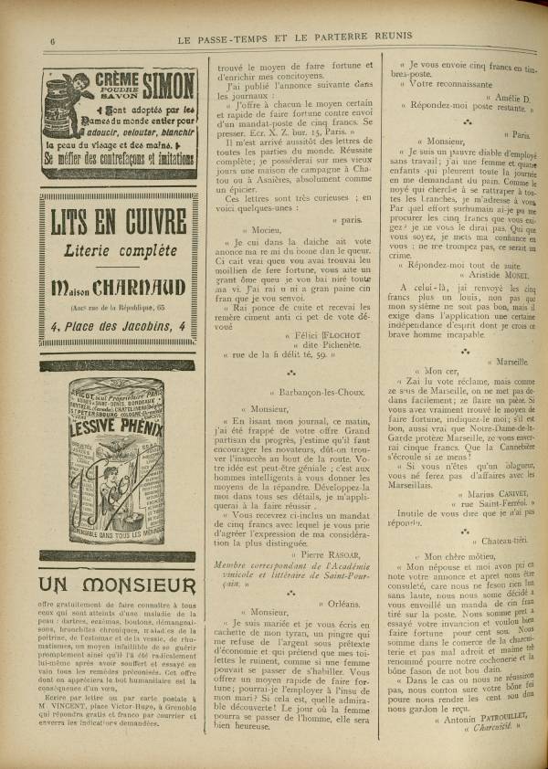 
						Affichage en mode lecture de la page
					