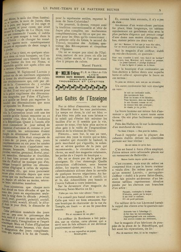 
						Affichage en mode lecture de la page
					