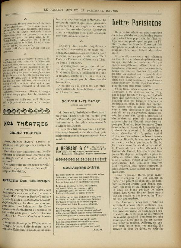 
						Affichage en mode lecture de la page
					