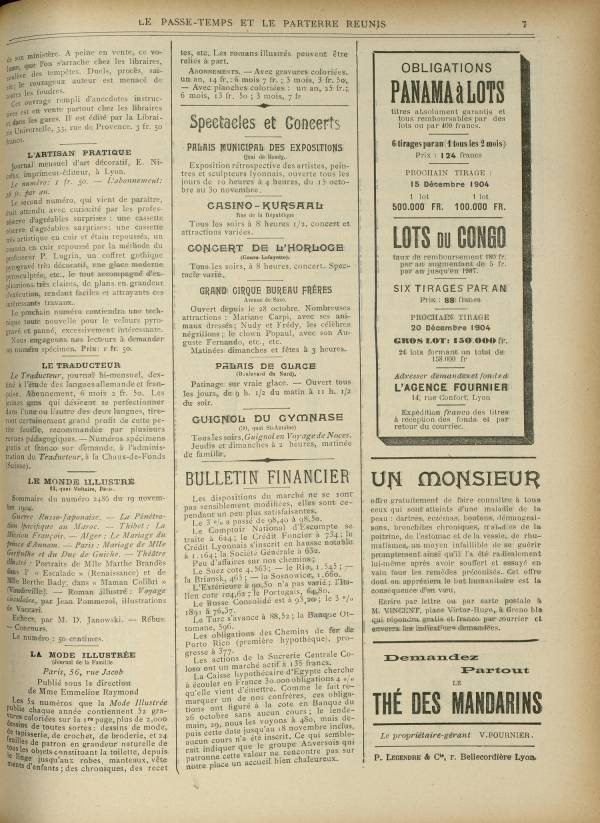 
						Affichage en mode lecture de la page
					