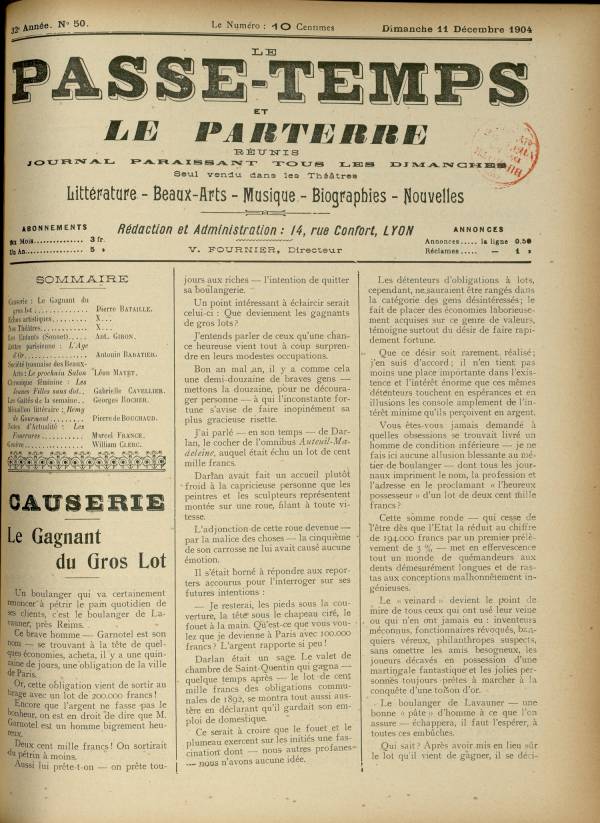 
						Affichage en mode lecture de la page
					