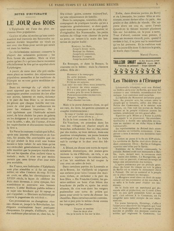 
						Affichage en mode lecture de la page
					
