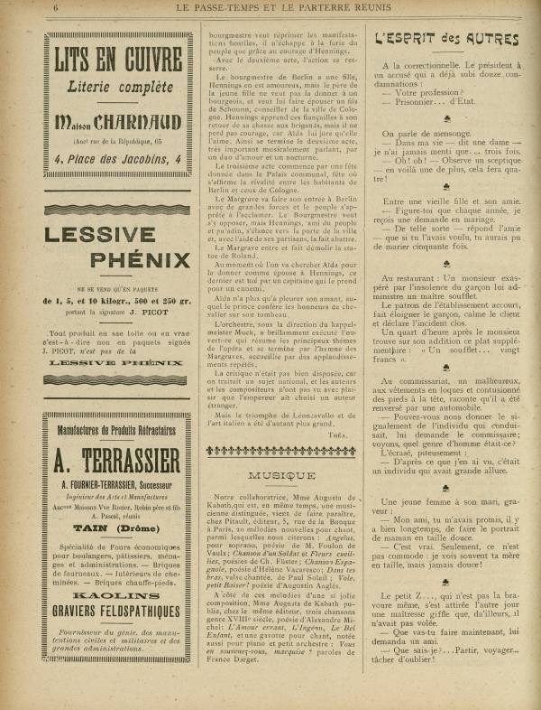 
						Affichage en mode lecture de la page
					