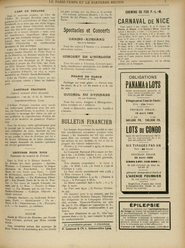 
						Affichage en mode lecture de la page
					