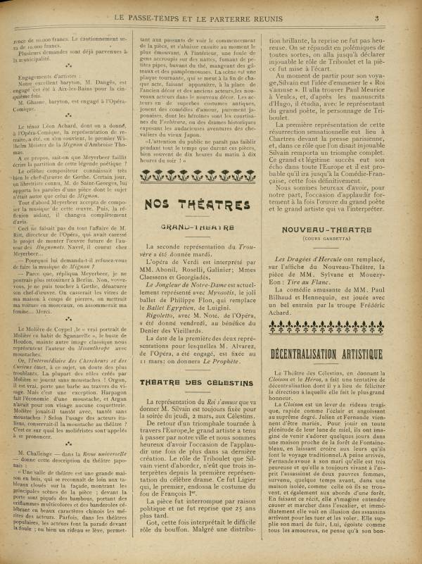 
						Affichage en mode lecture de la page
					