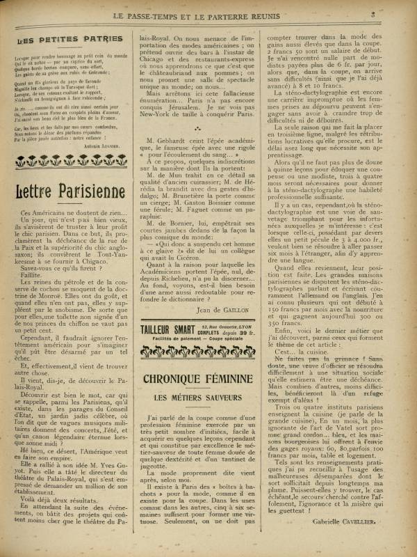 
						Affichage en mode lecture de la page
					