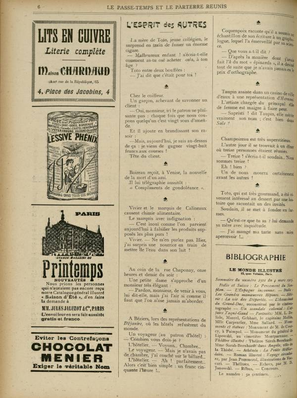 
						Affichage en mode lecture de la page
					
