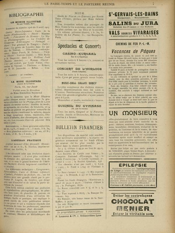 
						Affichage en mode lecture de la page
					