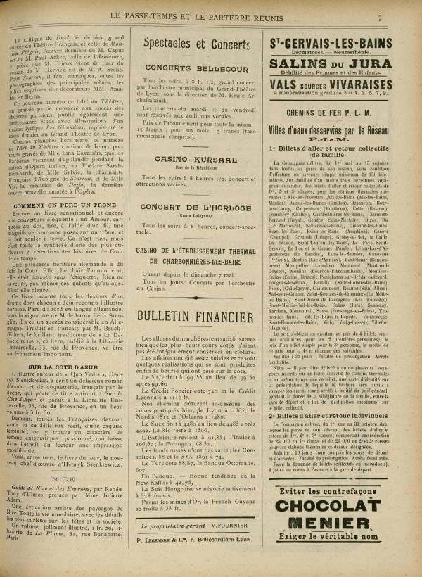 
						Affichage en mode lecture de la page
					