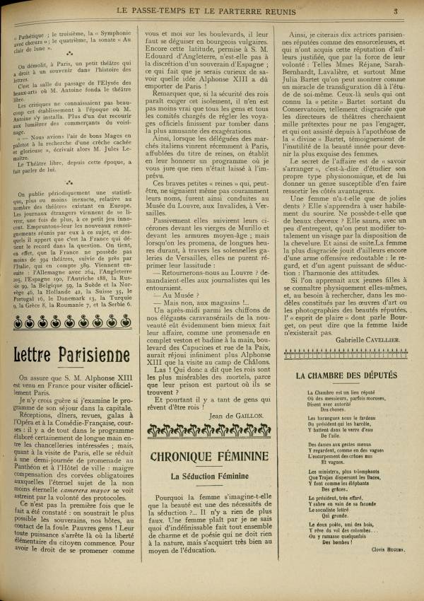 
						Affichage en mode lecture de la page
					