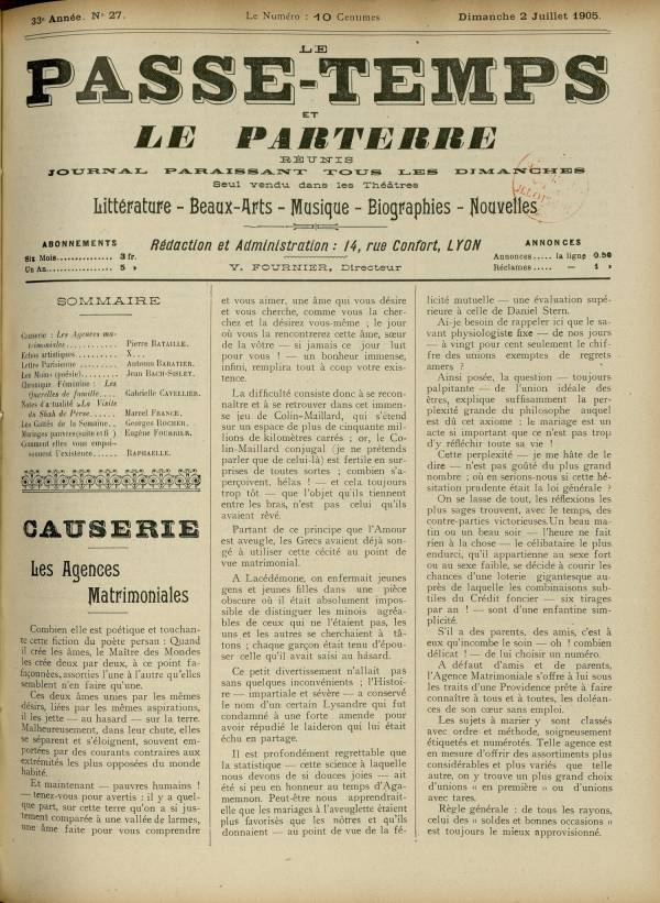
						Affichage en mode lecture de la page
					