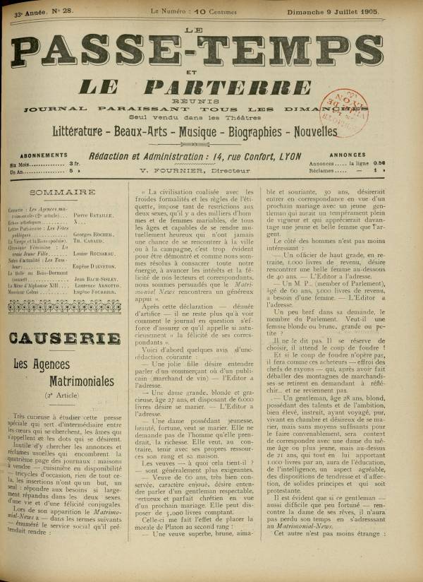 
						Affichage en mode lecture de la page
					