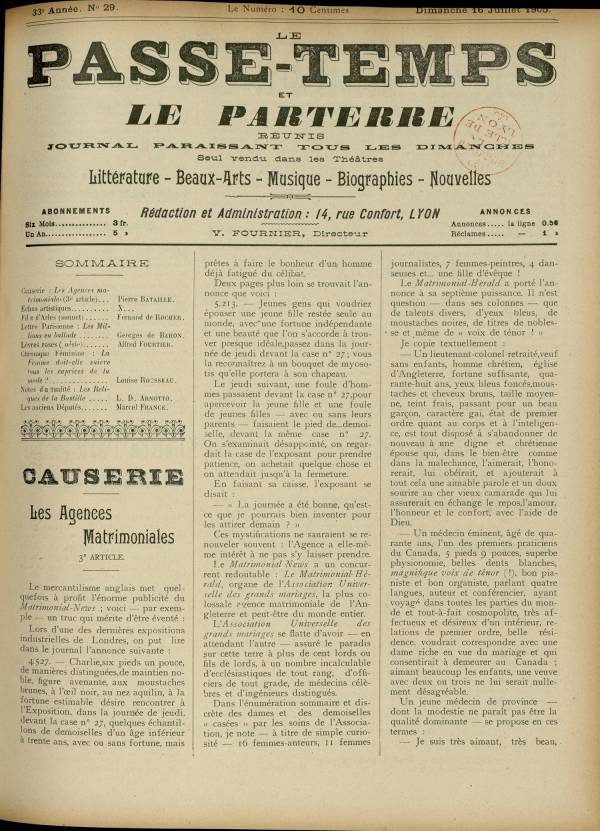 
						Affichage en mode lecture de la page
					