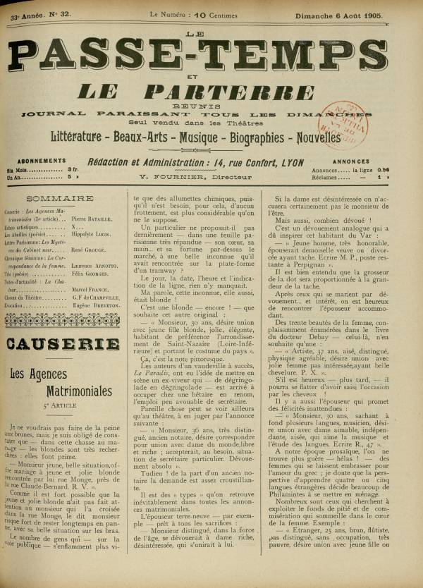
						Affichage en mode lecture de la page
					