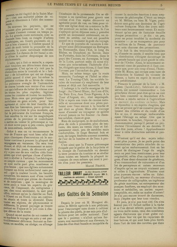 
						Affichage en mode lecture de la page
					