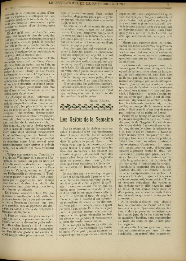 
						Affichage en mode lecture de la page
					