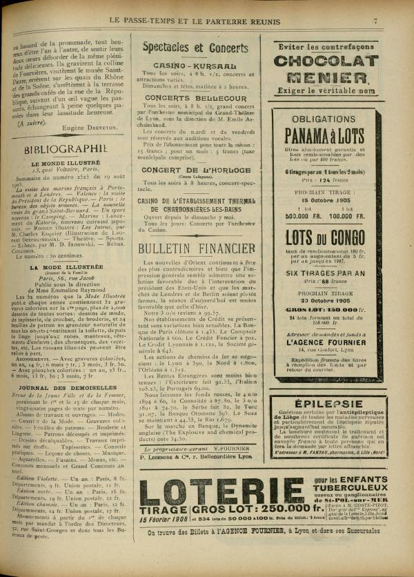 
						Affichage en mode lecture de la page
					