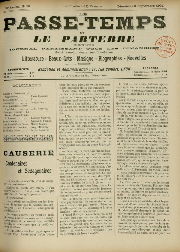 
						Affichage en mode lecture de la page
					