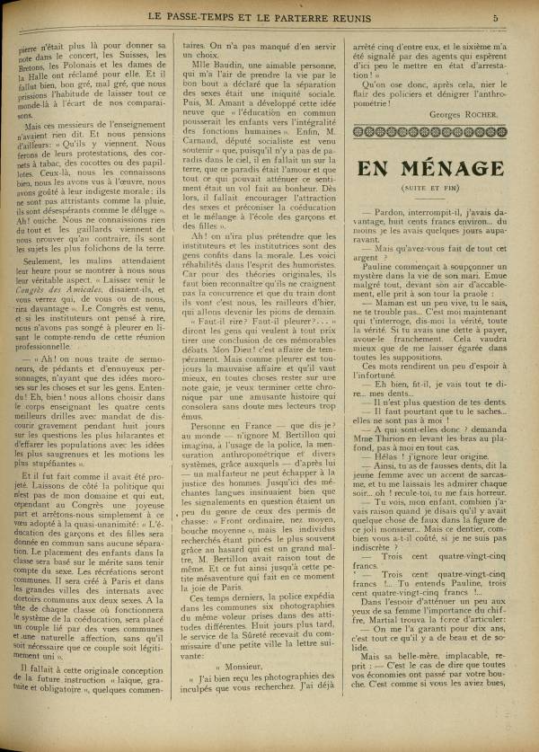 
						Affichage en mode lecture de la page
					