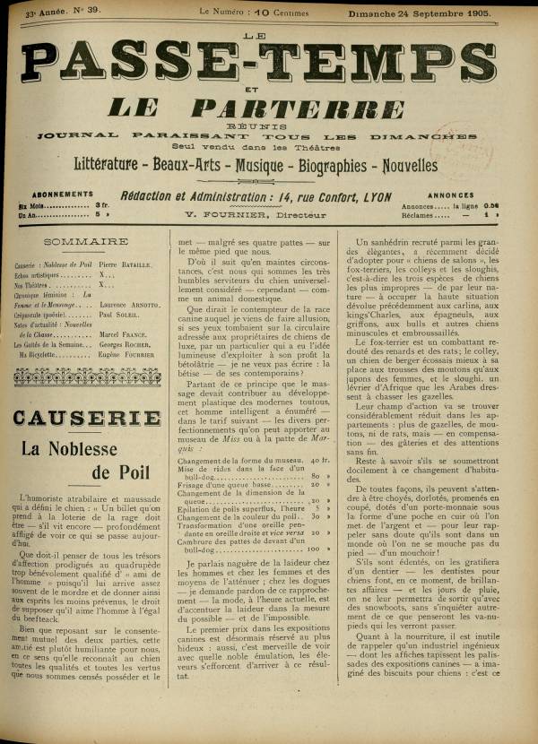 
						Affichage en mode lecture de la page
					