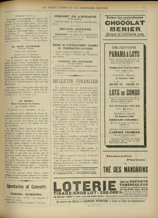 
						Affichage en mode lecture de la page
					