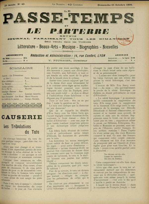 
						Affichage en mode lecture de la page
					