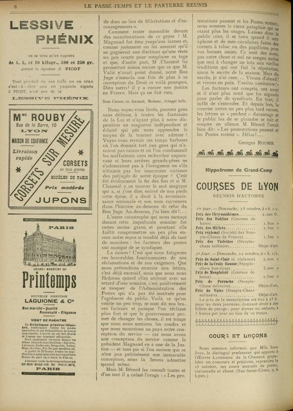 
						Affichage en mode lecture de la page
					