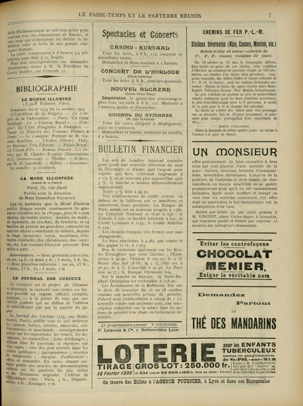
						Affichage en mode lecture de la page
					