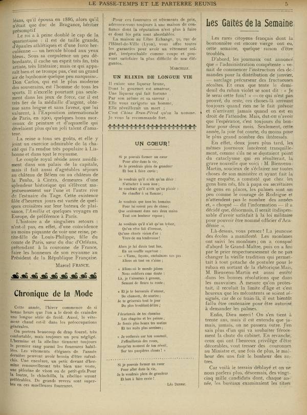 
						Affichage en mode lecture de la page
					