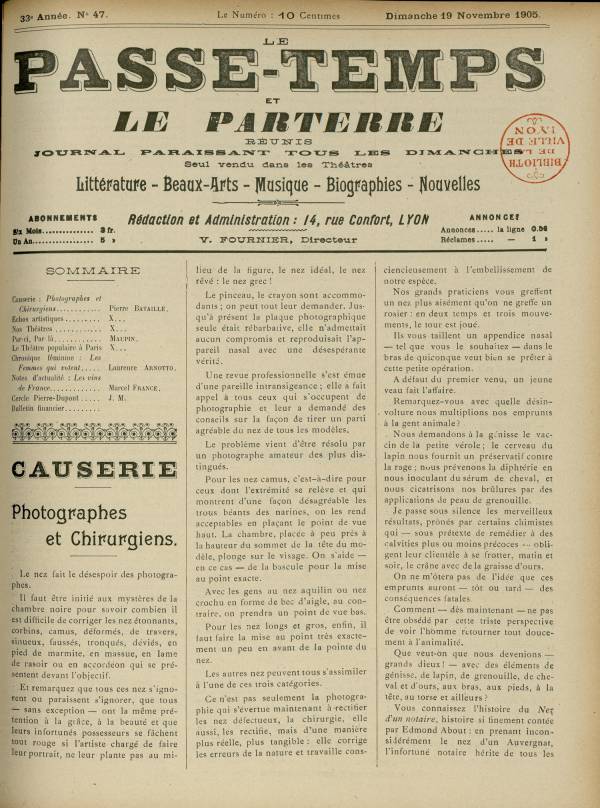 
						Affichage en mode lecture de la page
					