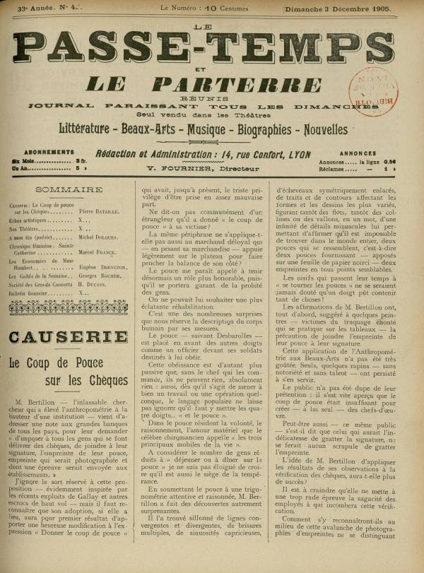 
						Affichage en mode lecture de la page
					