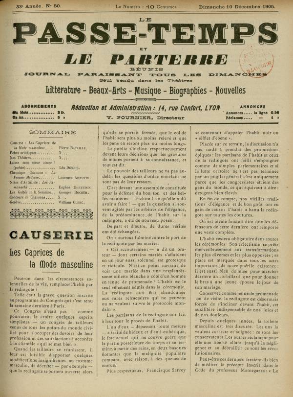 
						Affichage en mode lecture de la page
					