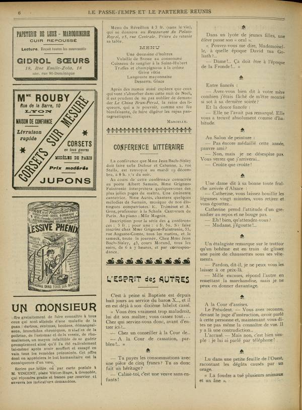 
						Affichage en mode lecture de la page
					