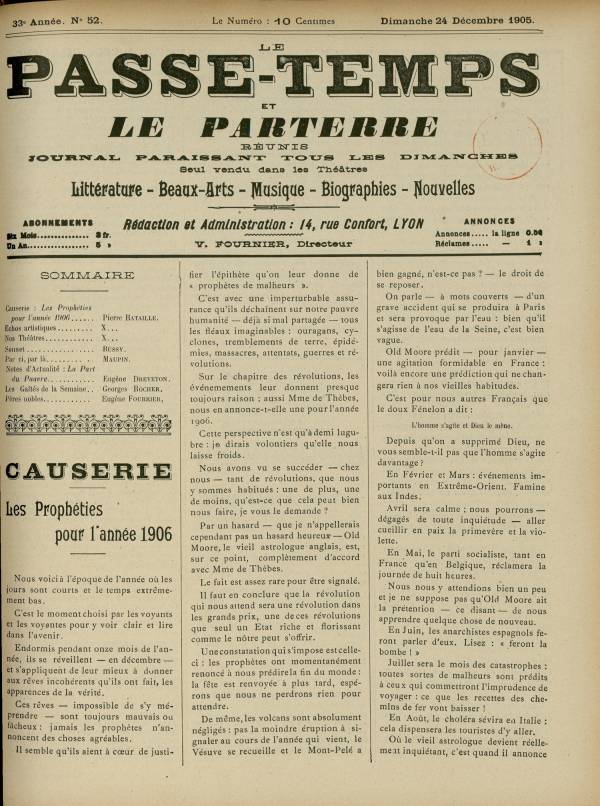 
						Affichage en mode lecture de la page
					