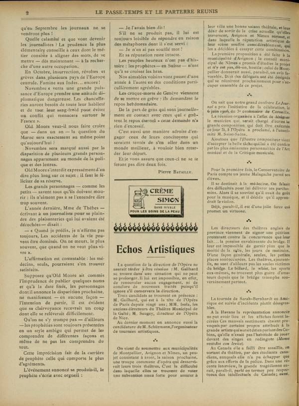 
						Affichage en mode lecture de la page
					